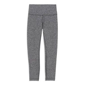 Lululemon Wunder Under High Rise Legging heathered black